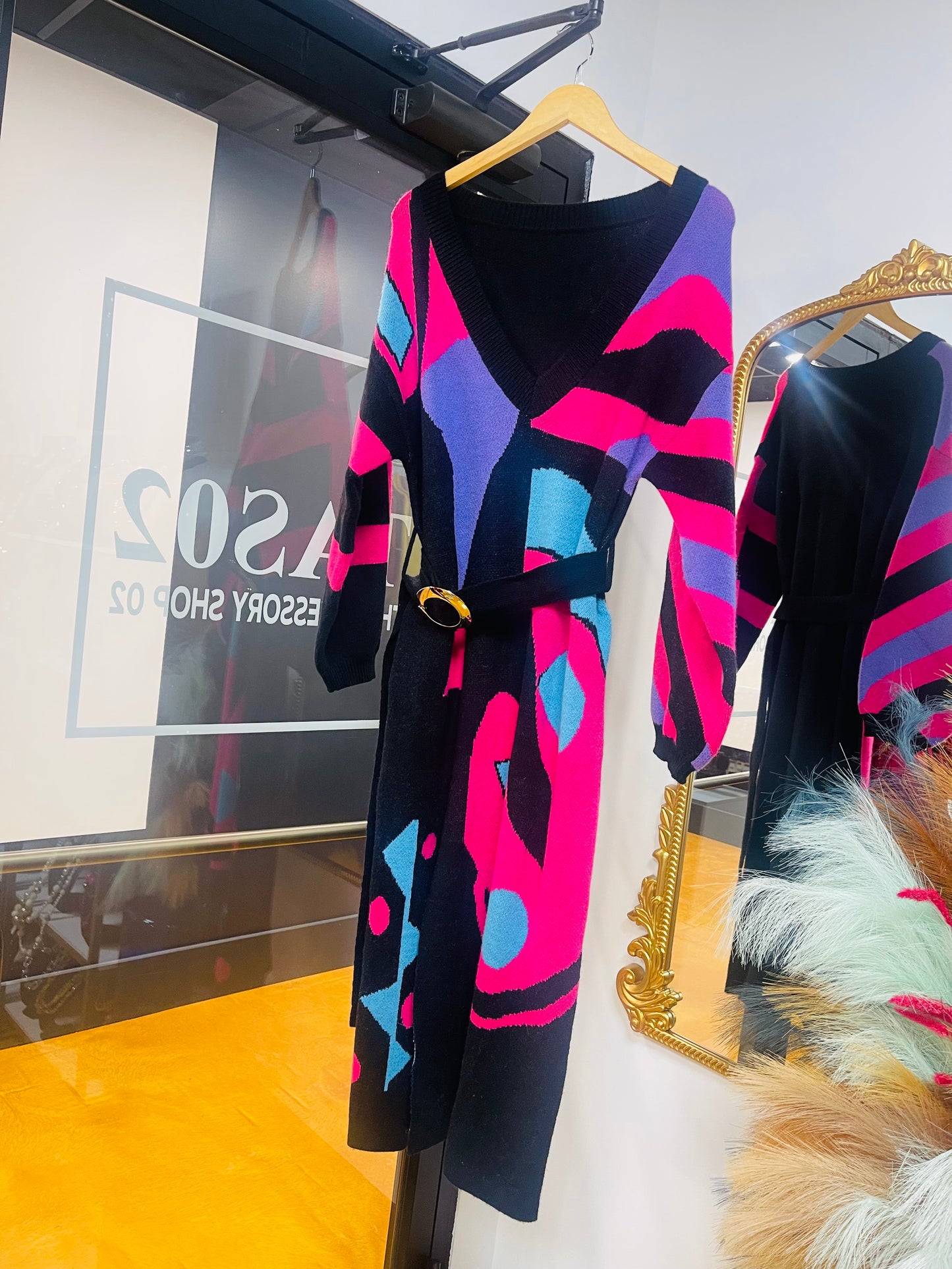 80’s Style Sweater Dress