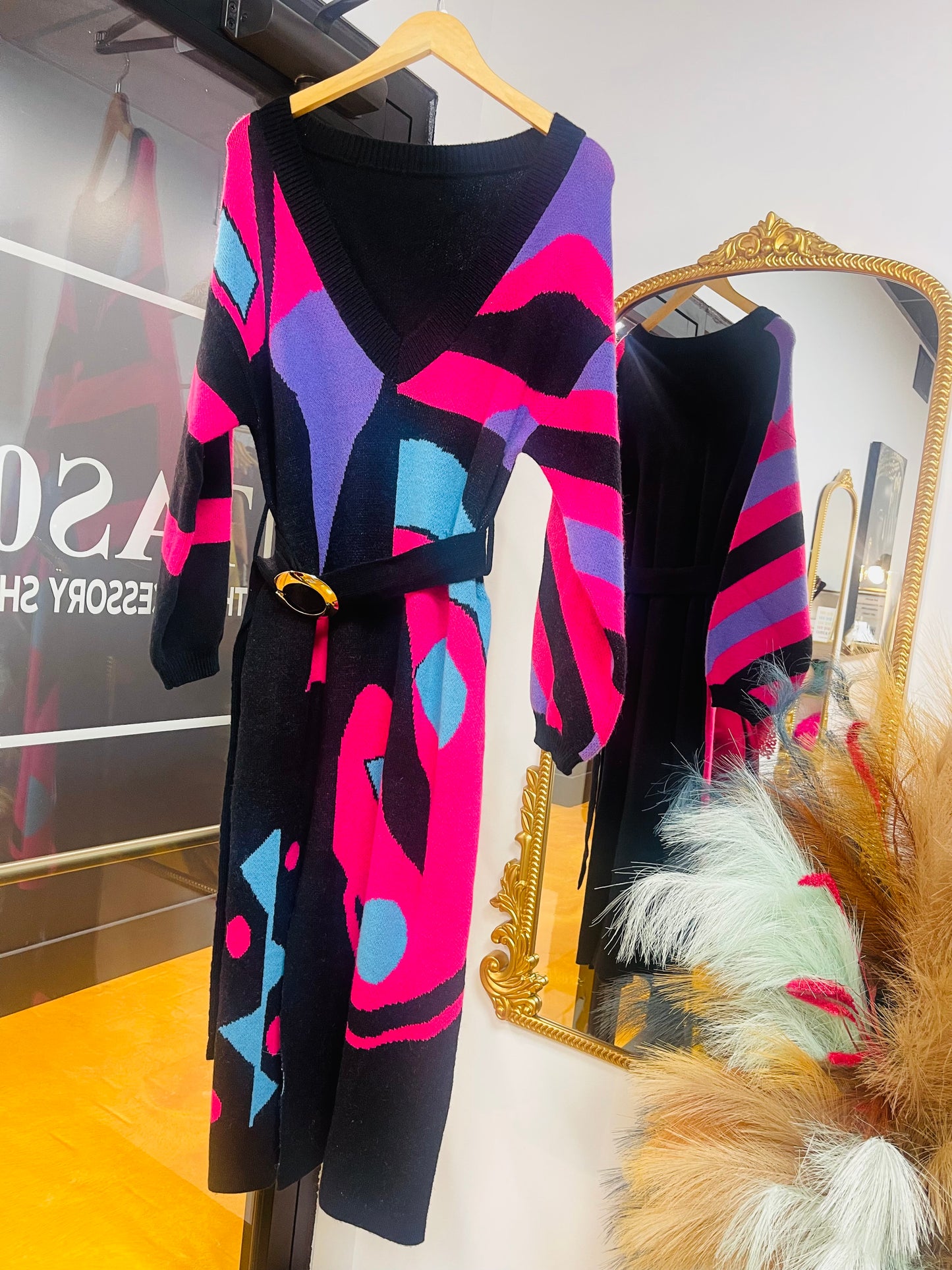 80’s Style Sweater Dress